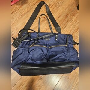 Stylish Tutilo Navy and Black Women's Weekender Bag
